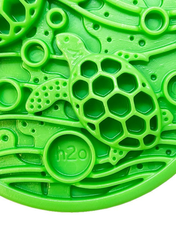 Water Nylon eCoin Durable Enrichment Snacking Coin for Dogs | USA-Made Lick Mat Alternative by SodaPup/True Dogs, LLC