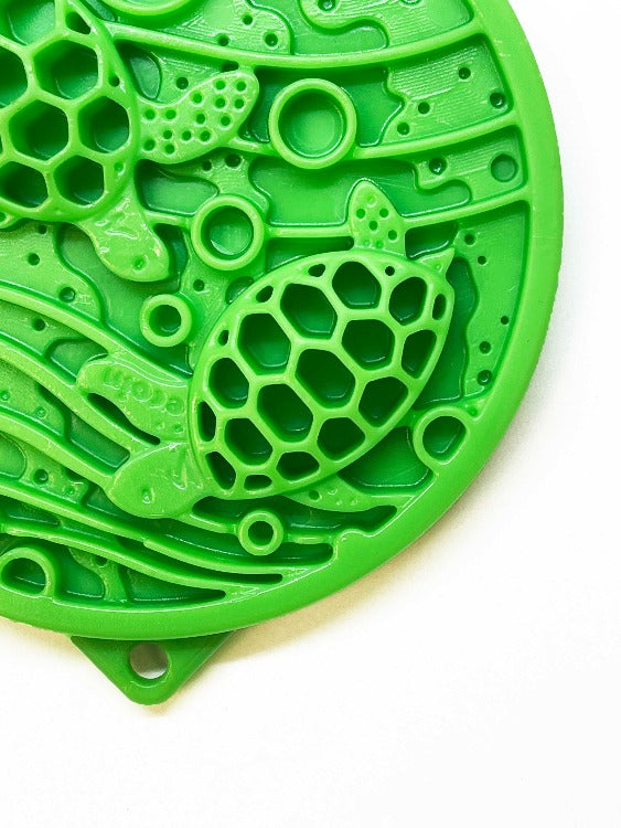 Water Nylon eCoin Durable Enrichment Snacking Coin for Dogs | USA-Made Lick Mat Alternative by SodaPup/True Dogs, LLC