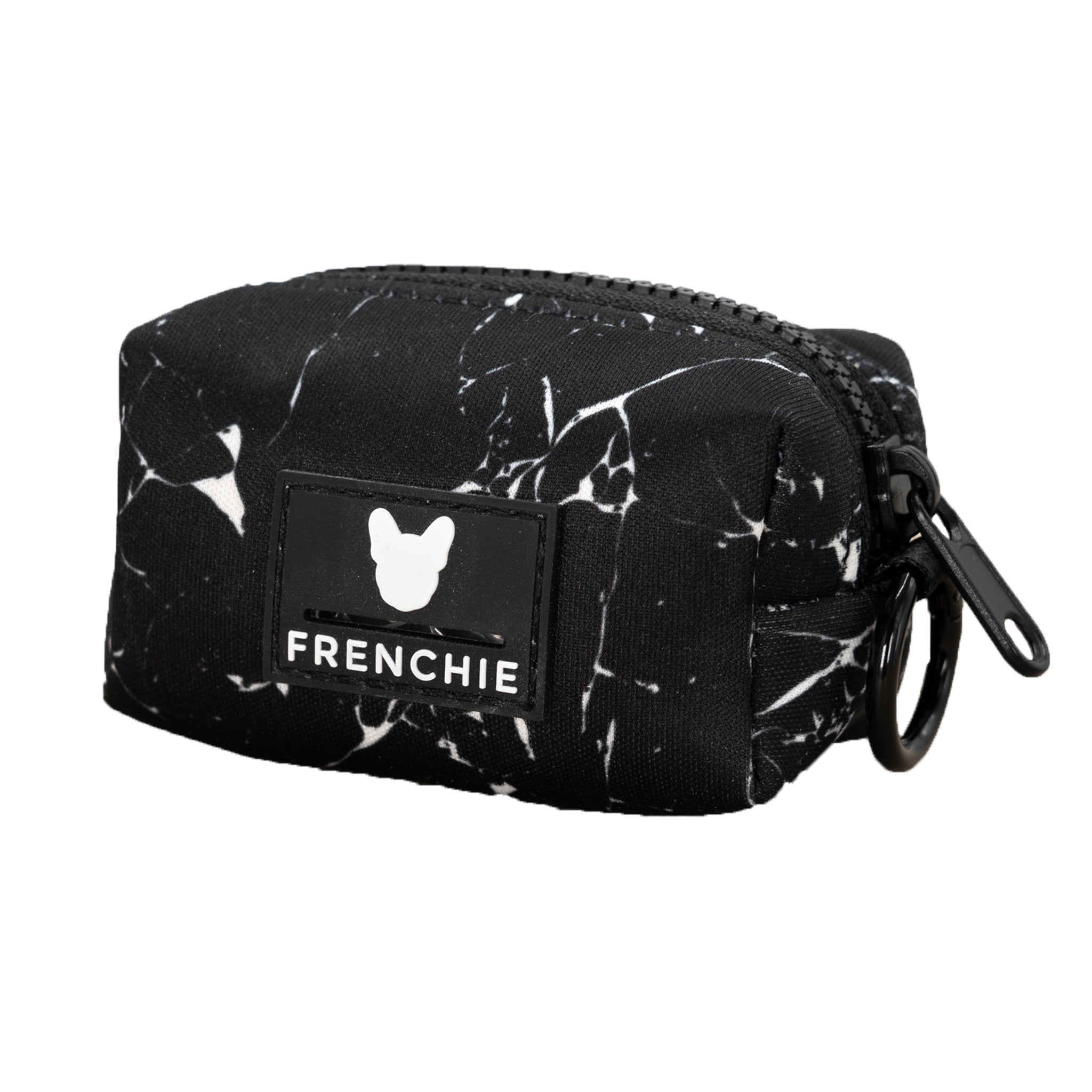 Frenchie Poo Bag Holder - Black Marble by Frenchie Bulldog