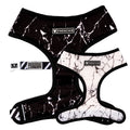 Frenchie Duo Reversible Harness - Black Marble by Frenchie Bulldog