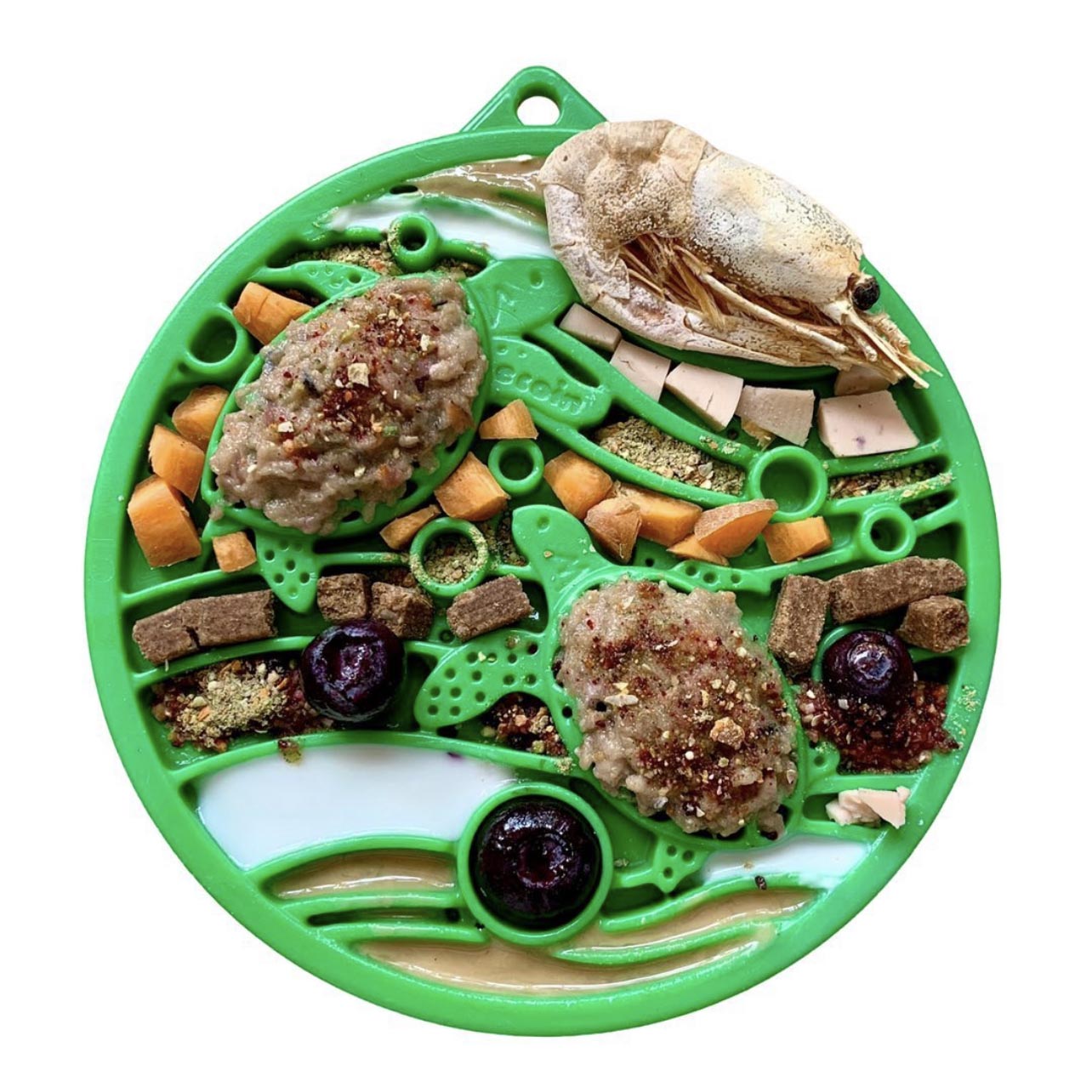 Water Nylon eCoin Durable Enrichment Snacking Coin for Dogs | USA-Made Lick Mat Alternative by SodaPup/True Dogs, LLC