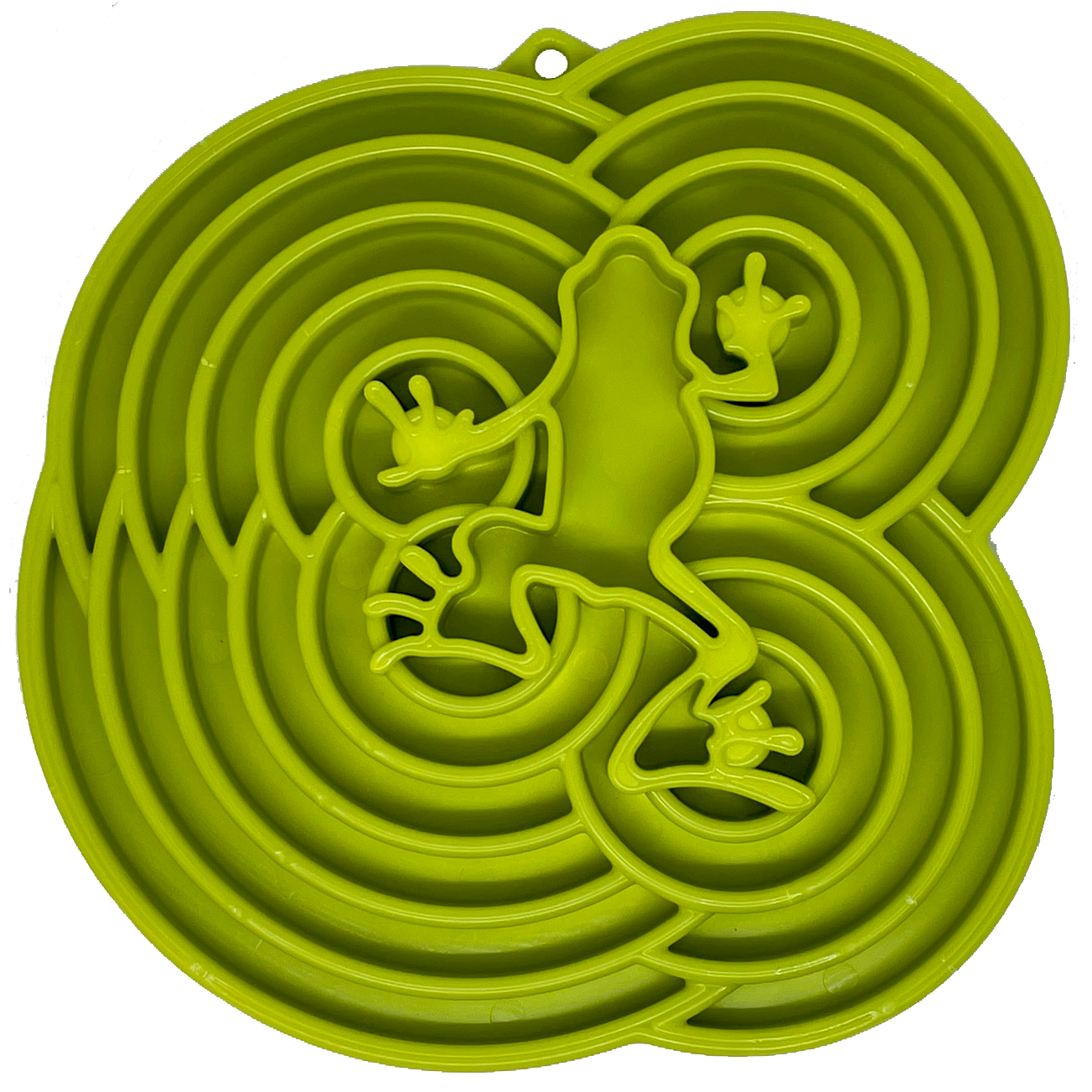 Water Frog eTray - Shallow Slow Feeder Dog Bowl for Enrichment | USA Made by SodaPup/True Dogs, LLC