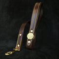 The "Maximus" Brown leash by Bestia Dog Gear