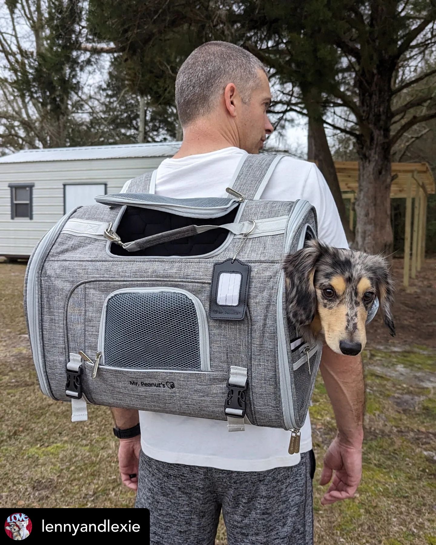 Mr. Peanut's Monterey Series Airline Compliant Horizontal Backpack Pet Carrier by Mr. Peanut's Pet Carriers