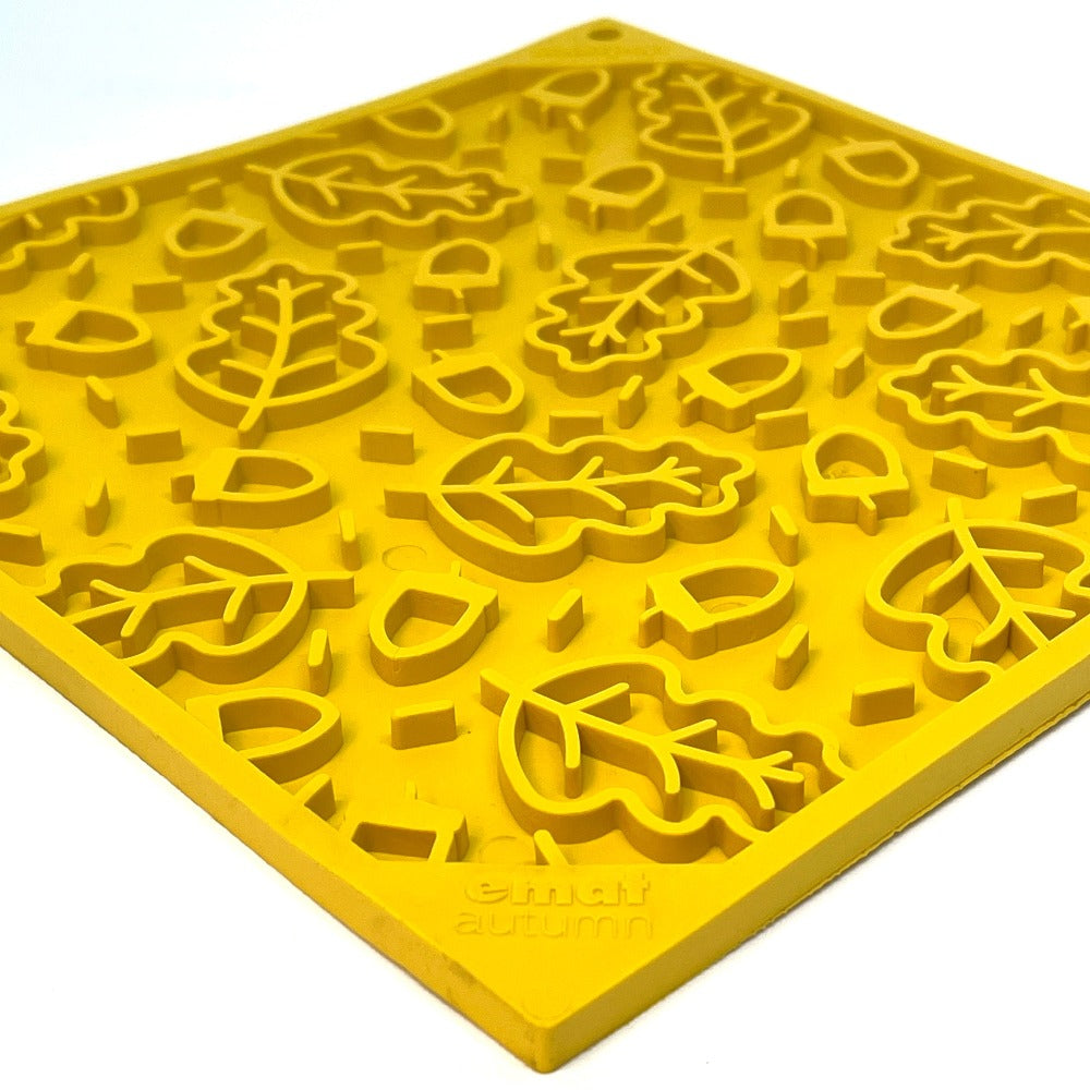 Autumn eMat - Enrichment Lick Mat For Dogs and Cats| Fall Leaves Design | SodaPup by SodaPup/True Dogs, LLC
