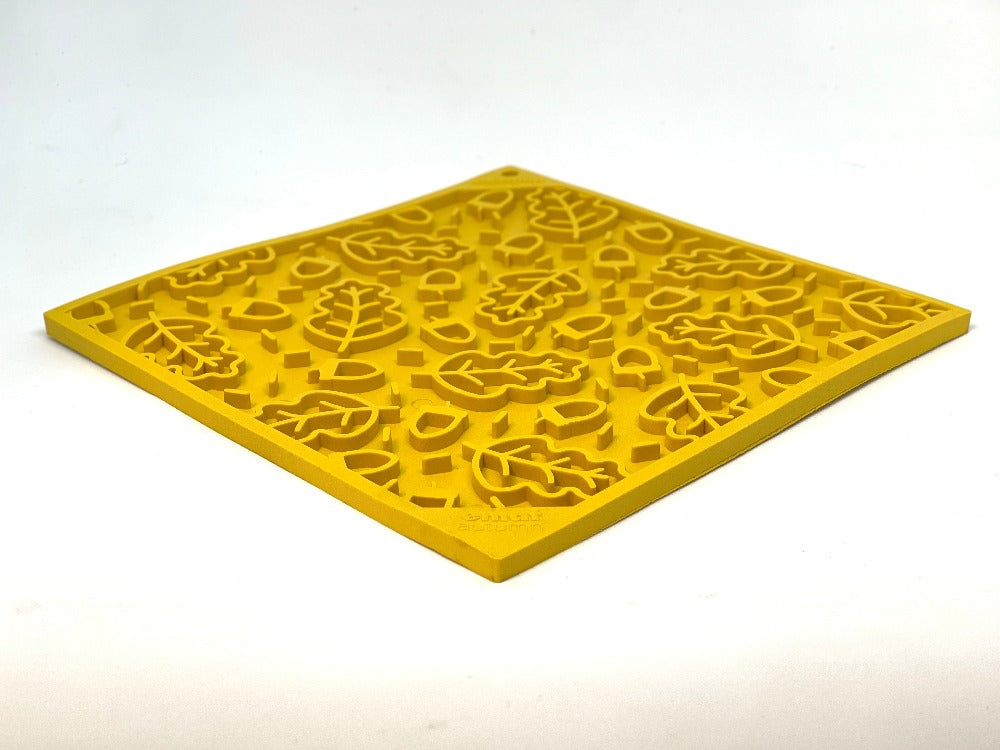 Autumn eMat - Enrichment Lick Mat For Dogs and Cats| Fall Leaves Design | SodaPup by SodaPup/True Dogs, LLC