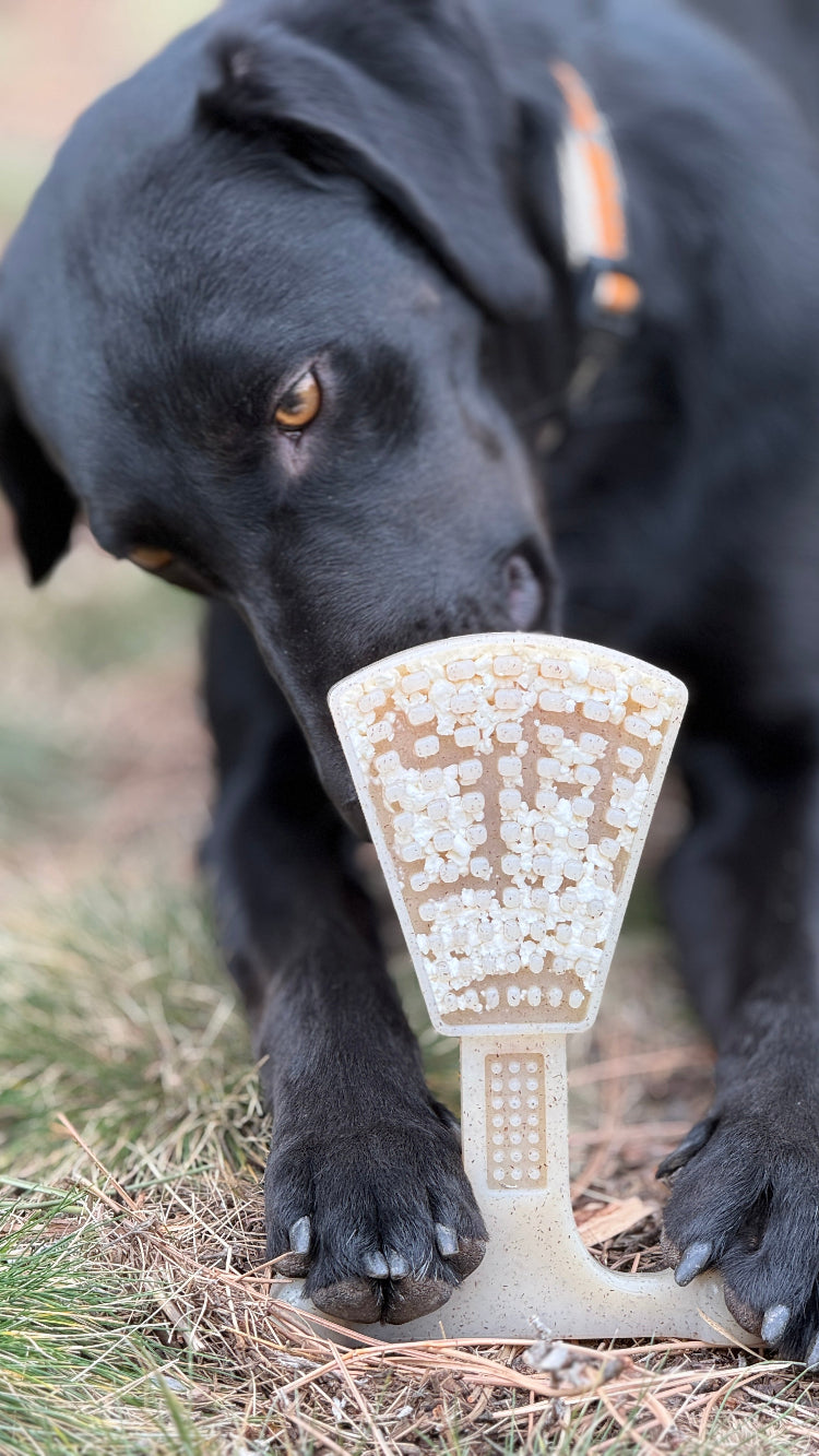 Waffle Tower Nylon Chew & Enrichment Toy | 2-in-1 for Aggressive Chewers | SodaPup by SodaPup/True Dogs, LLC