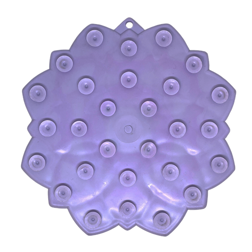 Mandala Softie eTray Shallow Slow Feeder Dog Bowl with Suction Cups | USA Made by SodaPup/True Dogs, LLC