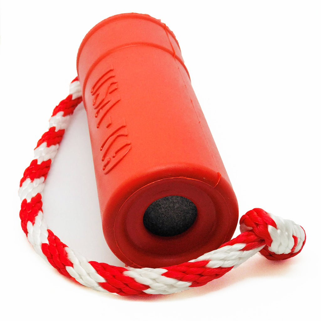 USA-K9 Firecracker Floating Training Dummy | K9 Handler Reward Toy | Red | USA Made by SodaPup/True Dogs, LLC