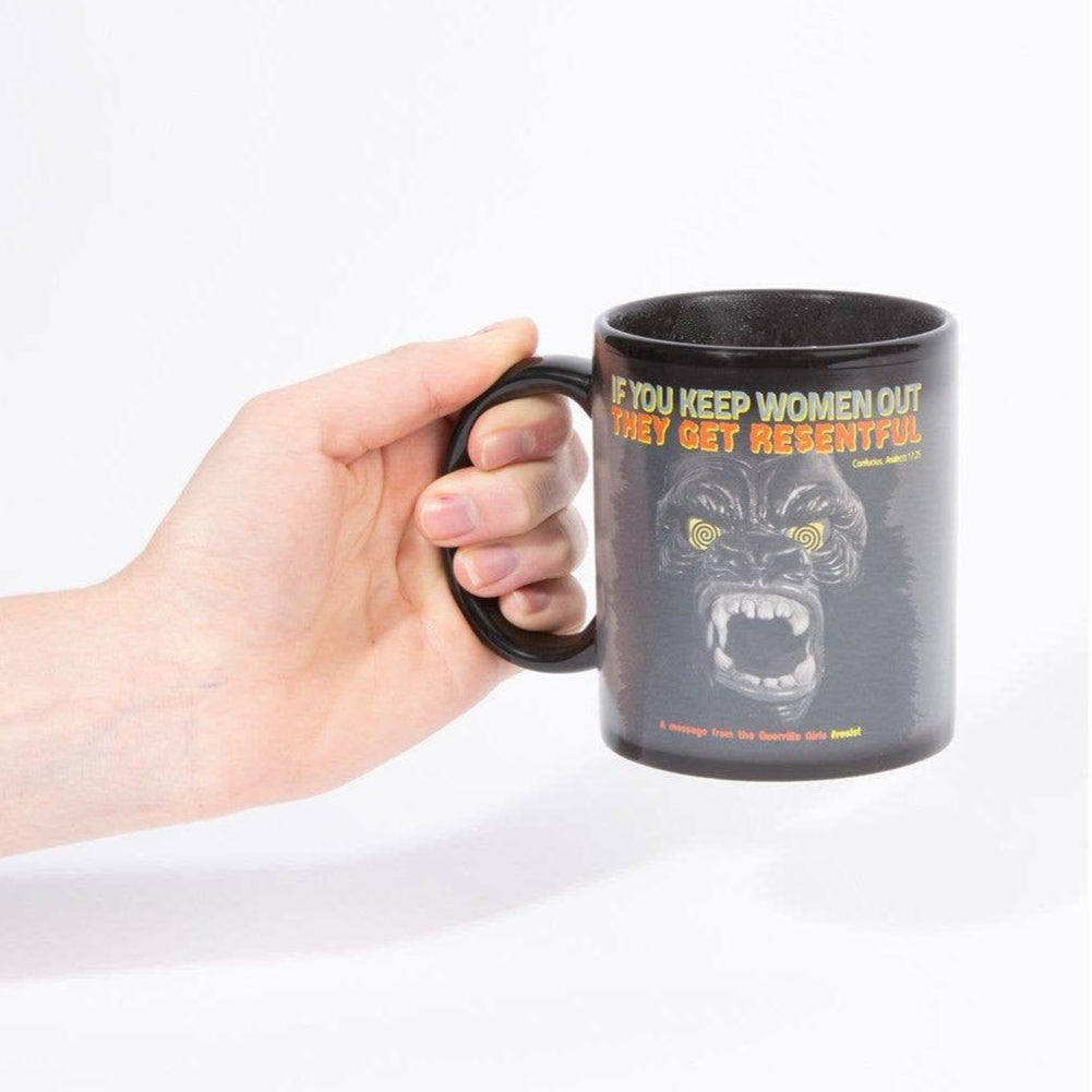 If You Keep Women Out, They Get Resentful | Guerrilla Girls Magic Mug by The Bullish Store