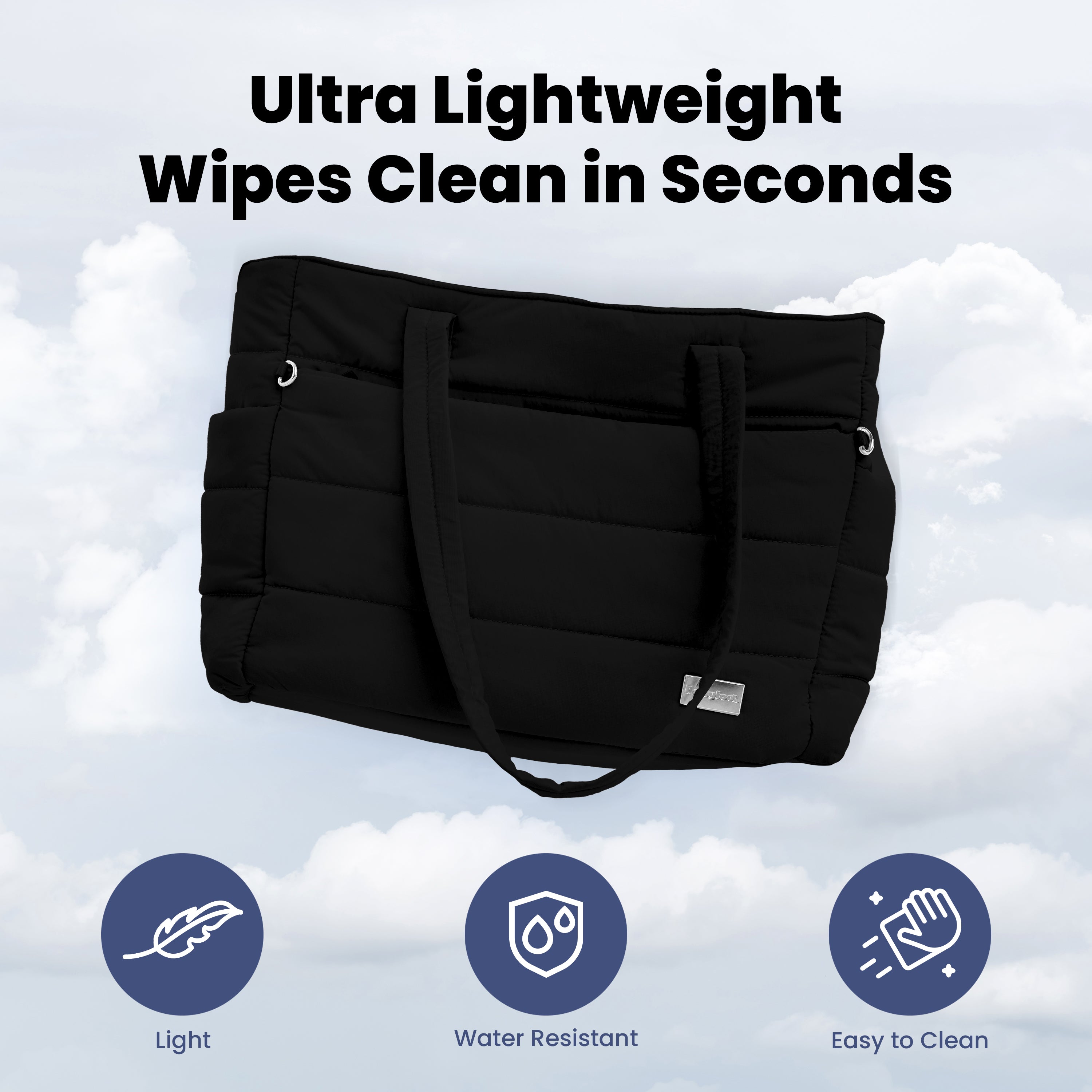 Puffer Dog Travel Bag for Dog Moms by Rubyloo