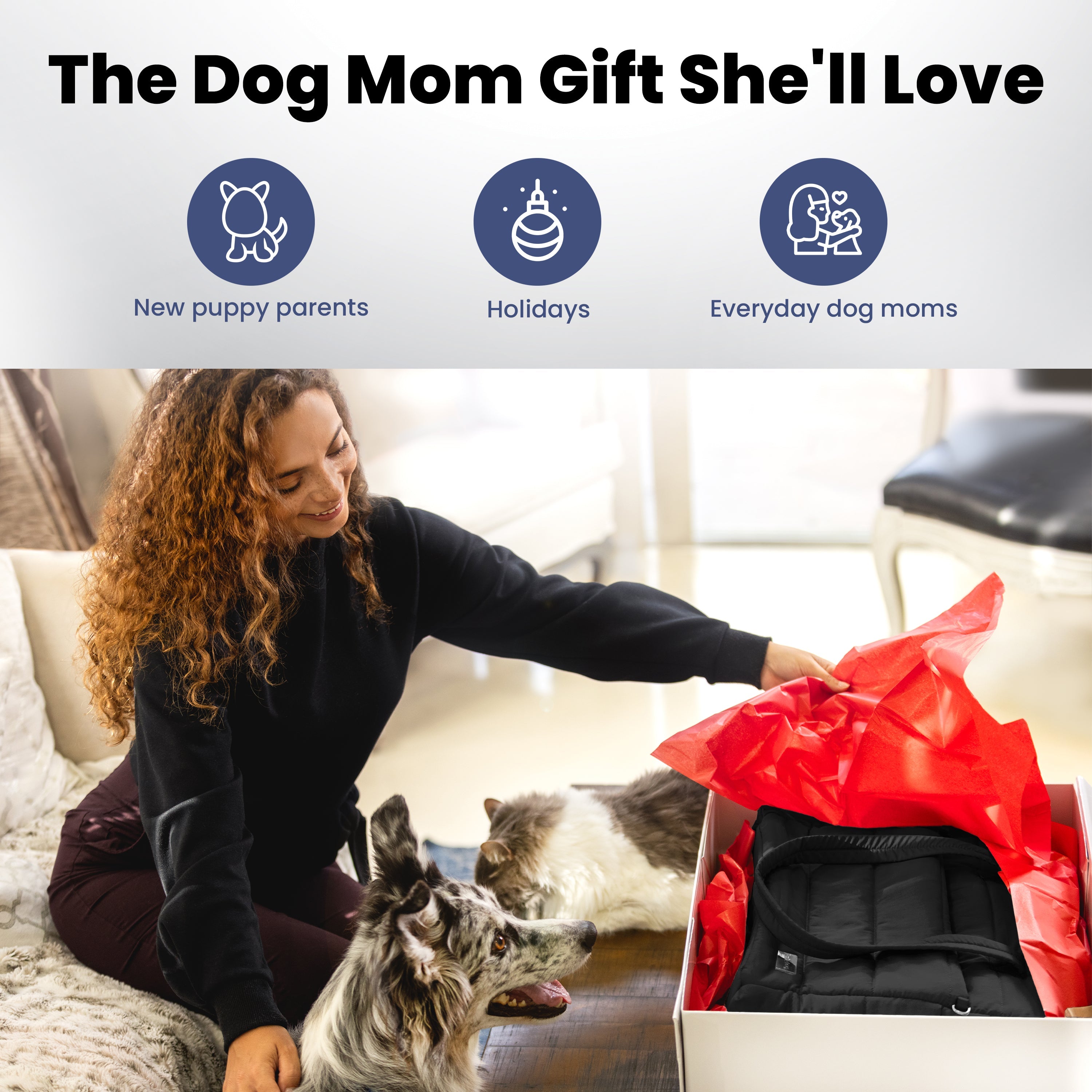 Puffer Dog Travel Bag for Dog Moms by Rubyloo