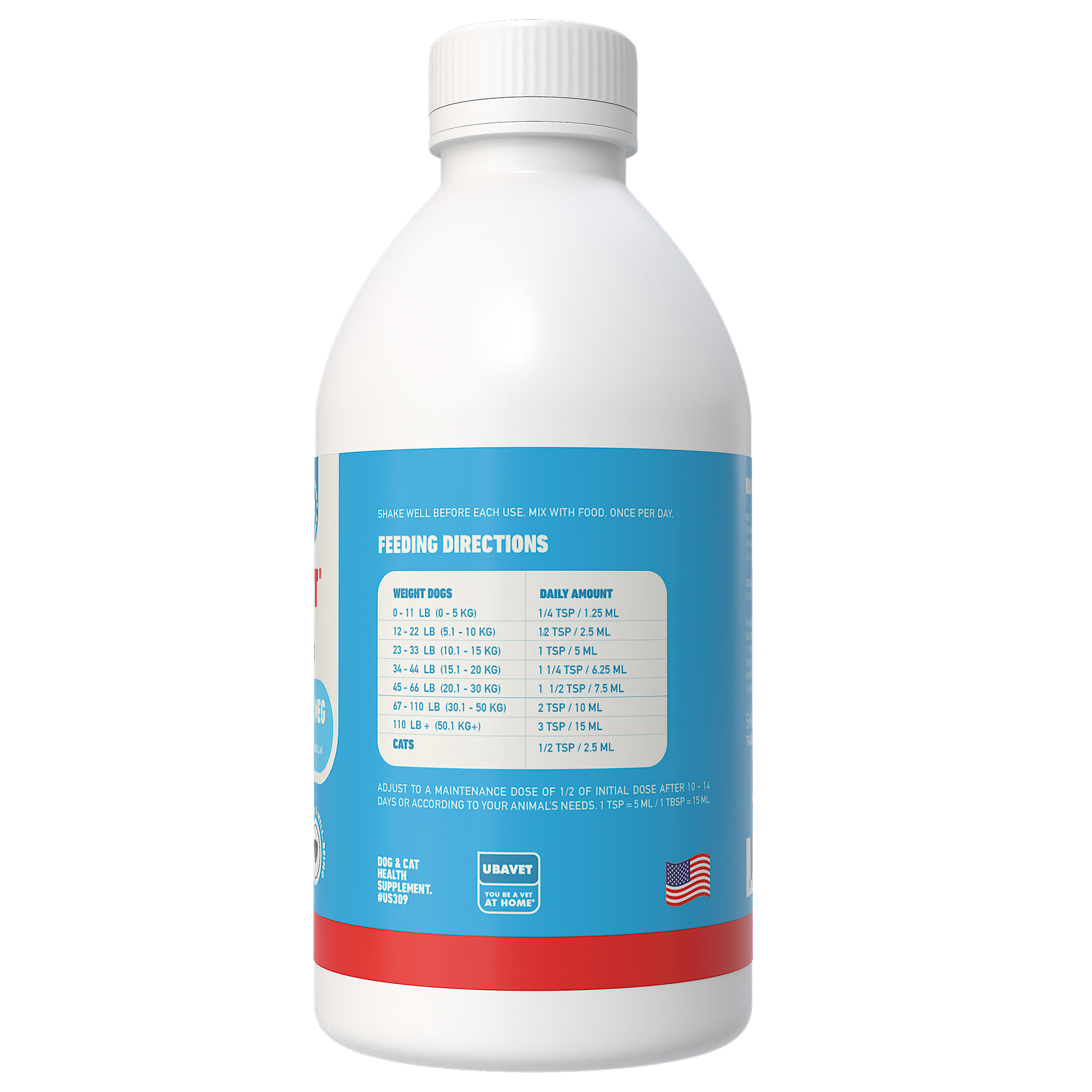 UBAVET Joint Power MEG Maximum Joint Support Liquid for Dogs & Cats