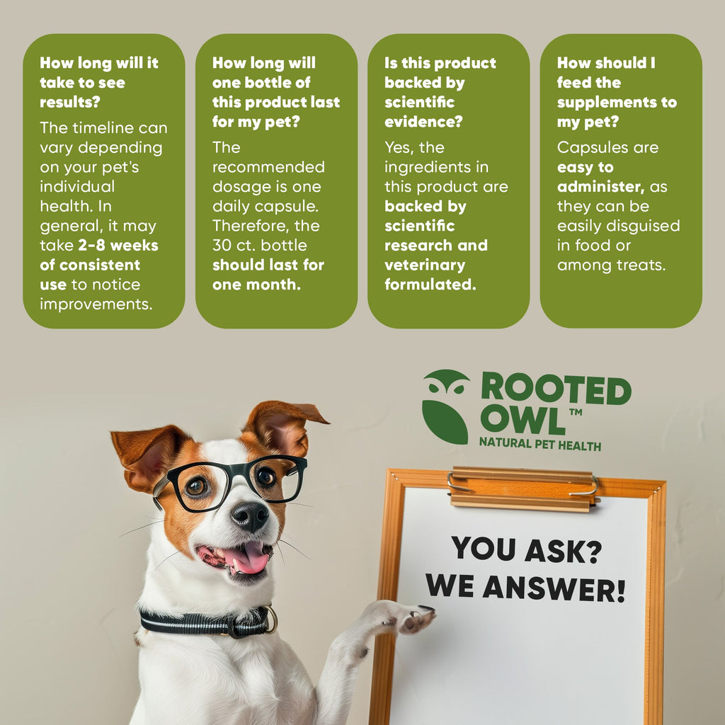 Joint & Muscle Health (Medium & Large Dogs) by Rooted Owl Pet Supplements