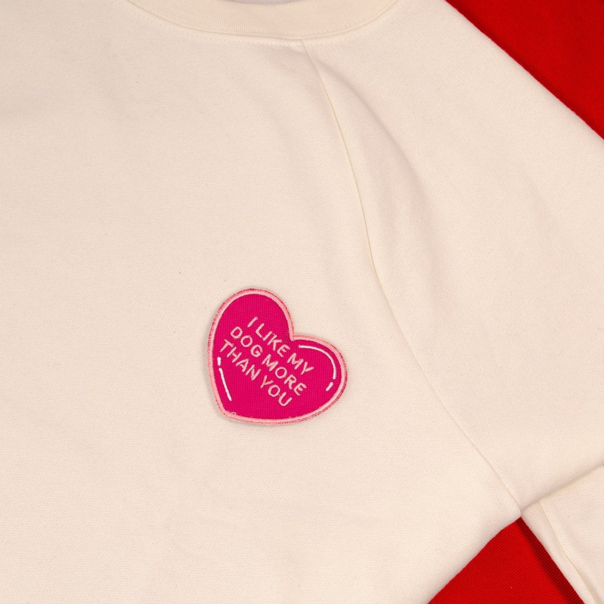 I Like My Dog More Than You Heart Patch by K9 Sport Sack