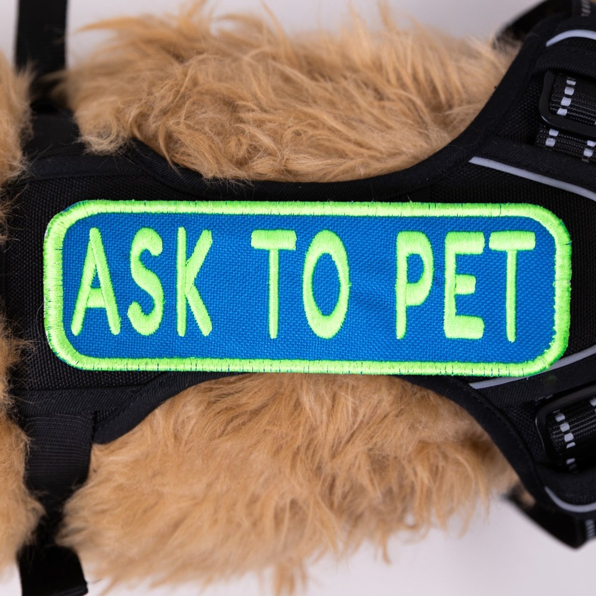 Ask to Pet 2x6 Patch by K9 Sport Sack