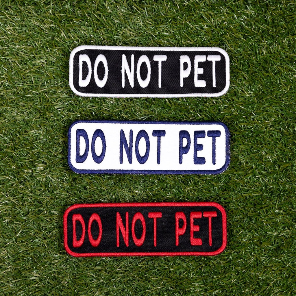 Do Not Pet 2x6 Patch by K9 Sport Sack