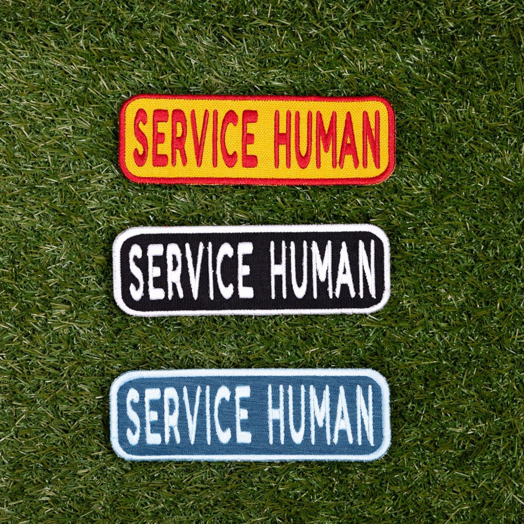 Service Human 2x6 Patch by K9 Sport Sack