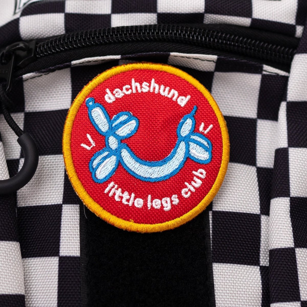 Dachshund Little Legs Club Patch by K9 Sport Sack