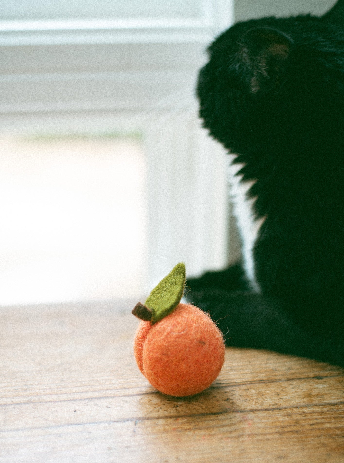 PEACH WOOL DOG & CAT TOY by MODERNBEAST