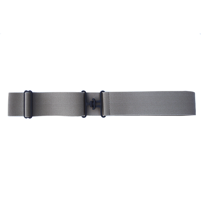 Khaki + Black Elastic Belt