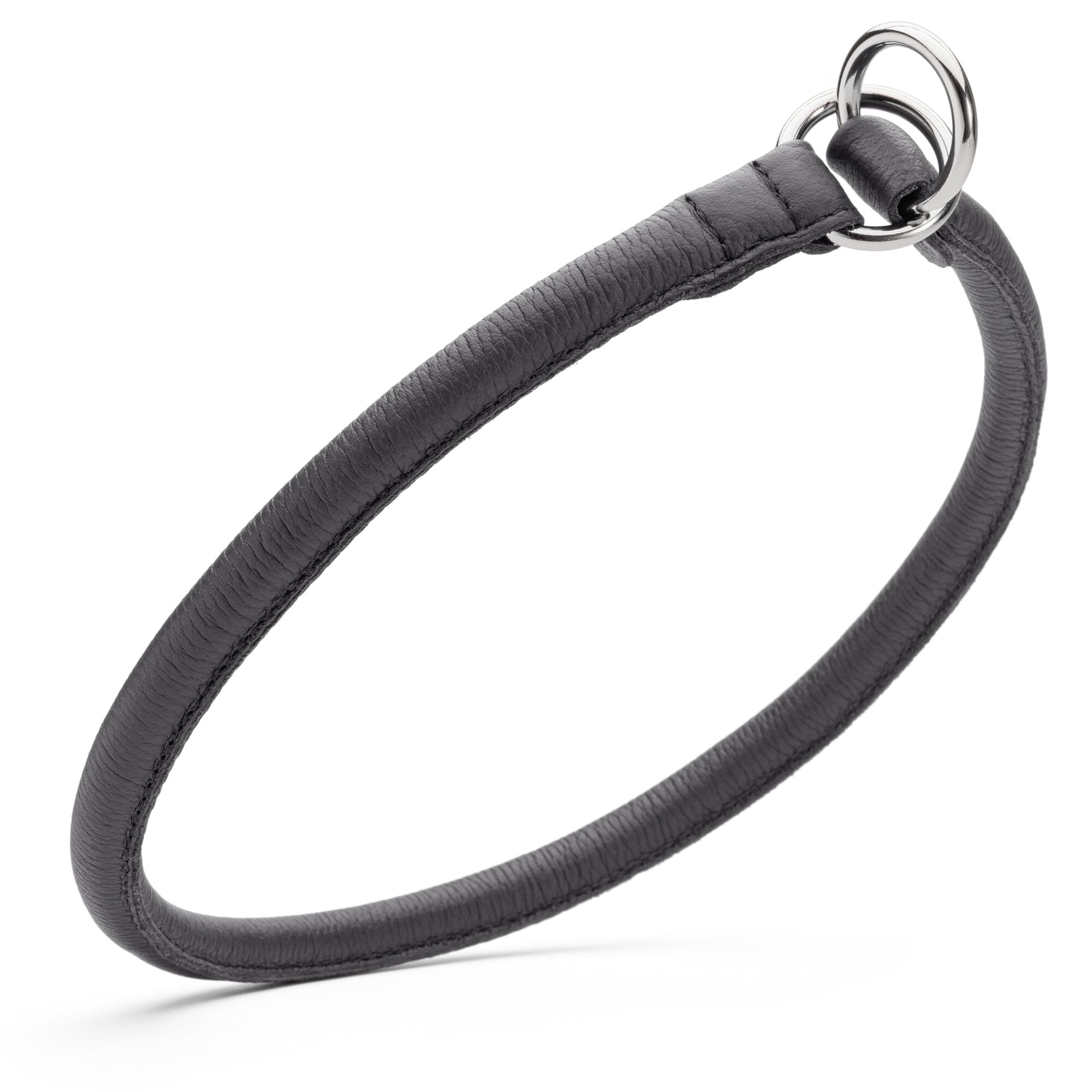 Soft Leather Round Slip Collar by Dogline