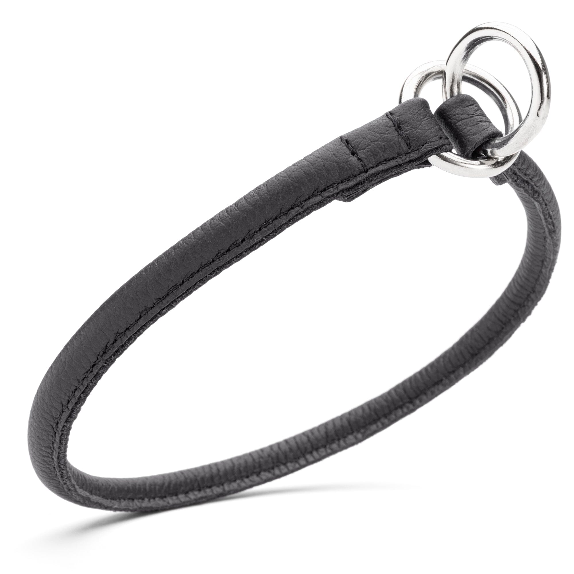 Soft Leather Round Slip Collar by Dogline