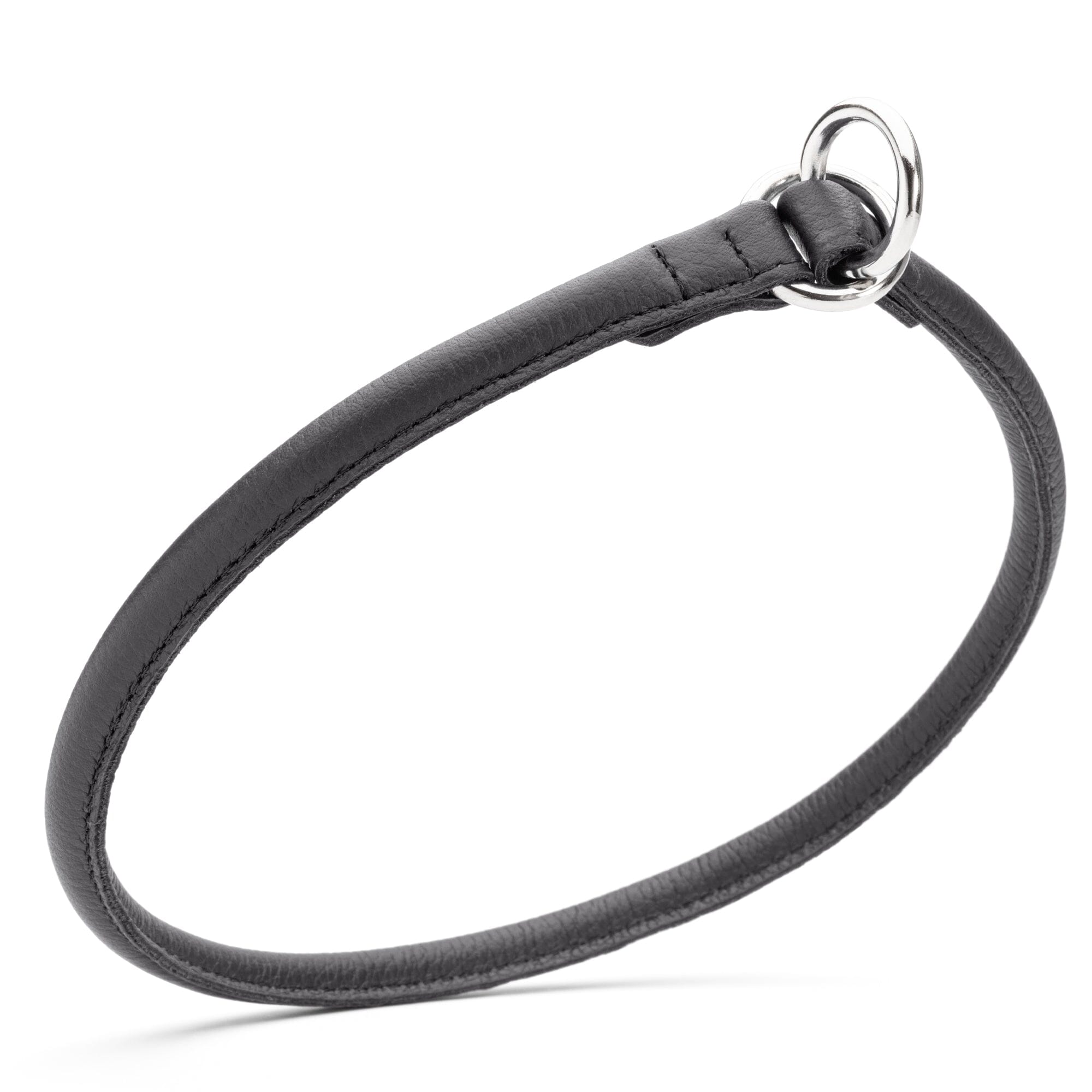 Soft Leather Round Slip Collar by Dogline