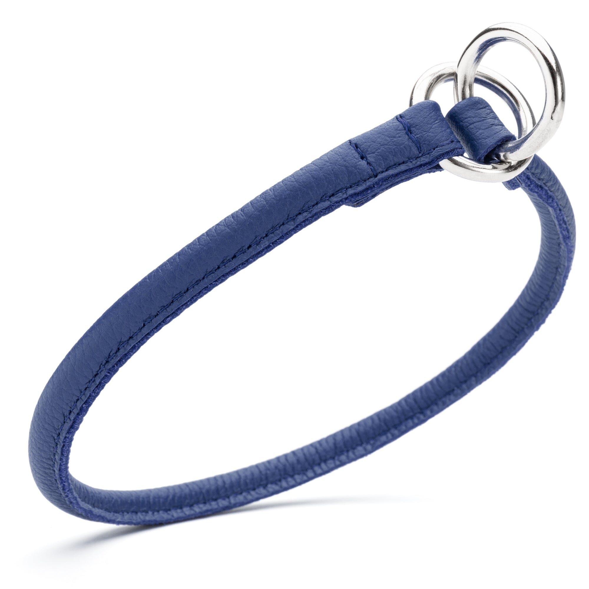 Soft Leather Round Slip Collar by Dogline