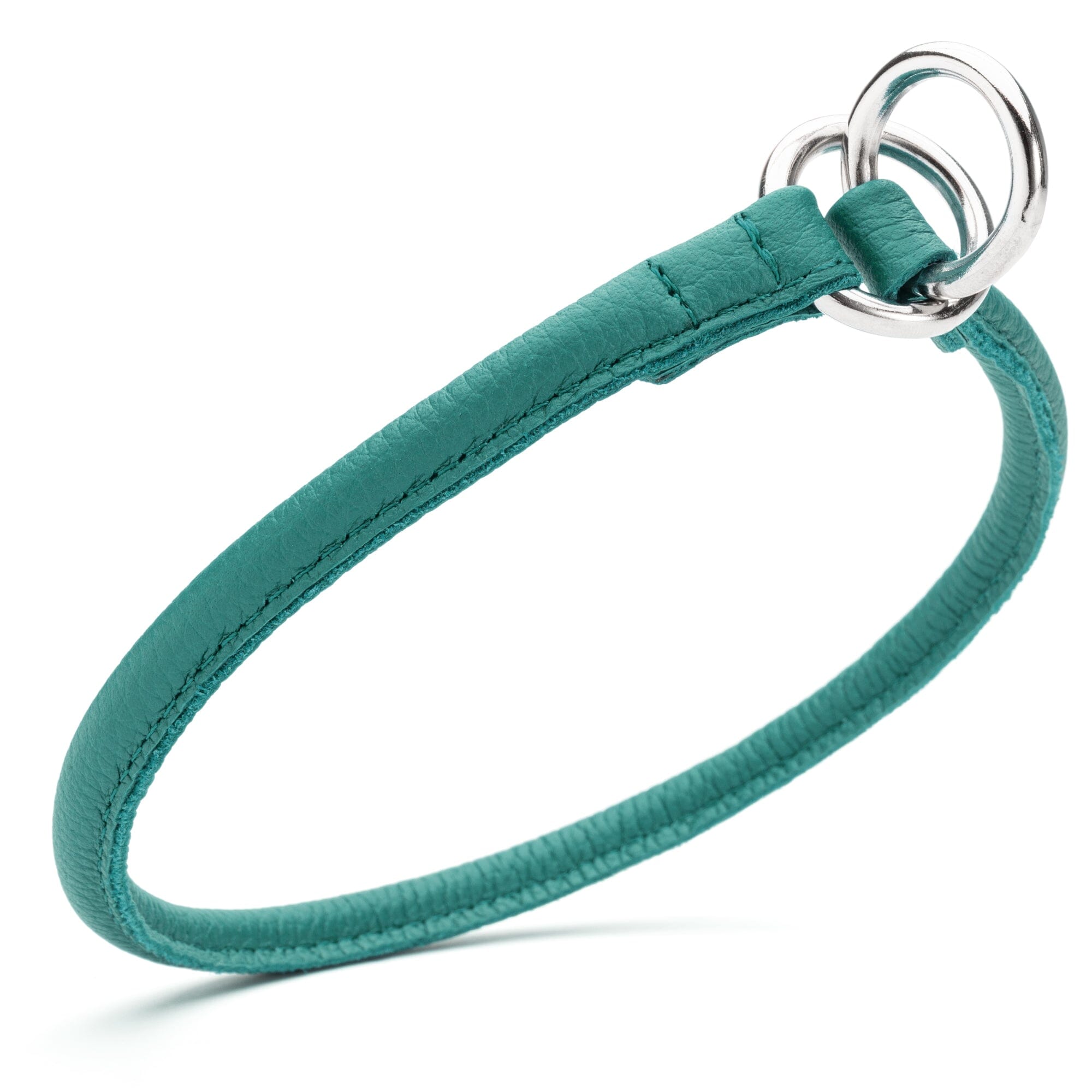 Soft Leather Round Slip Collar by Dogline
