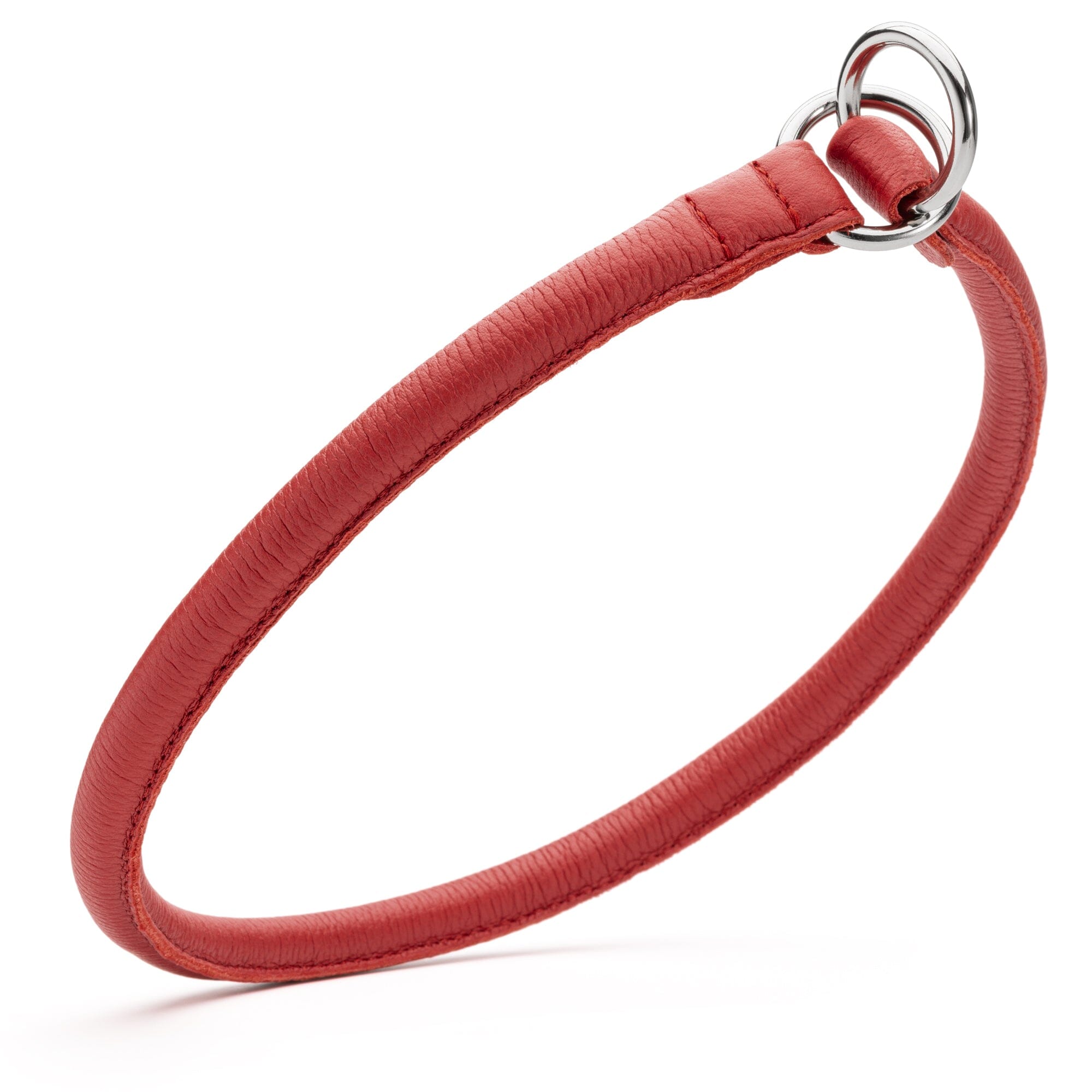 Soft Leather Round Slip Collar by Dogline