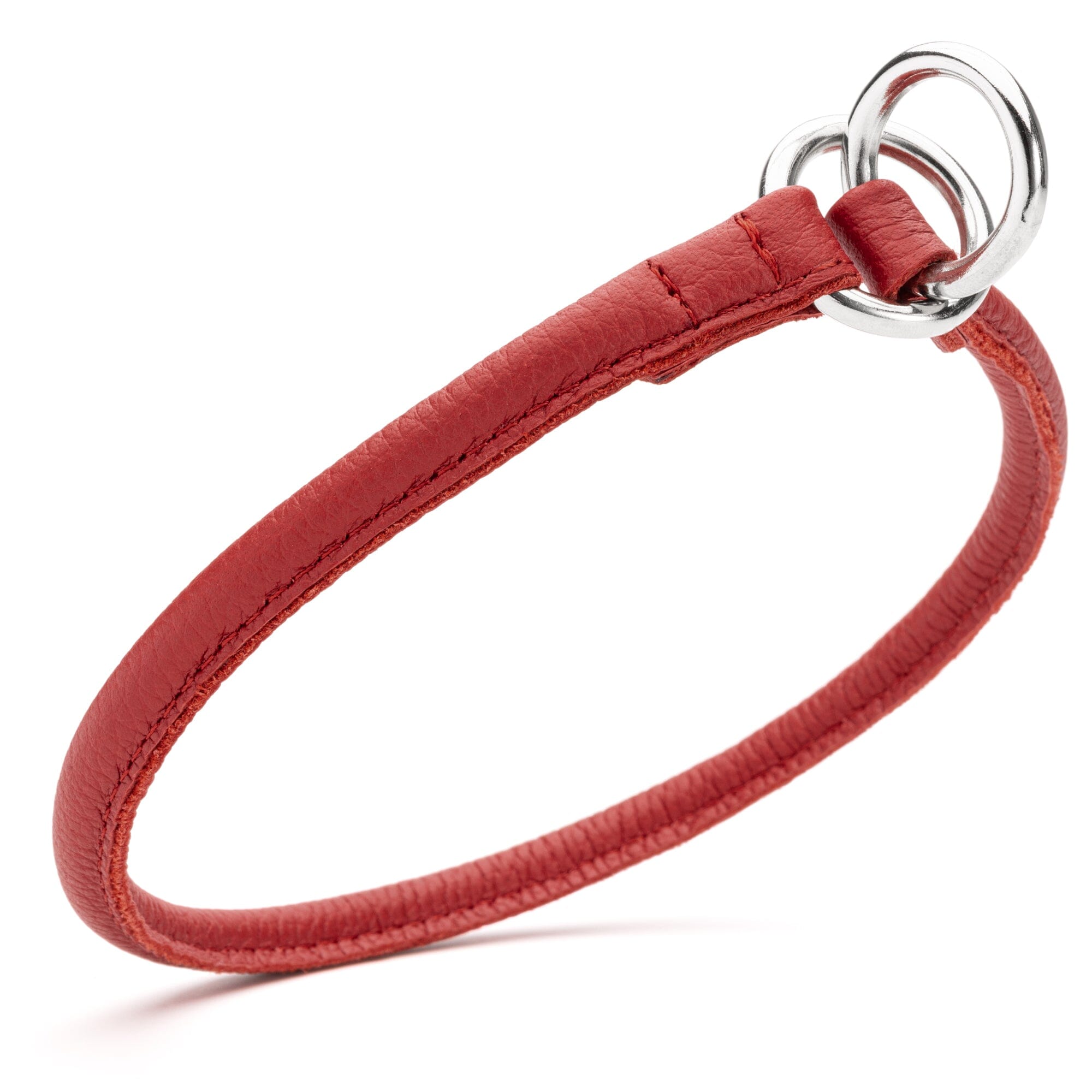 Soft Leather Round Slip Collar by Dogline