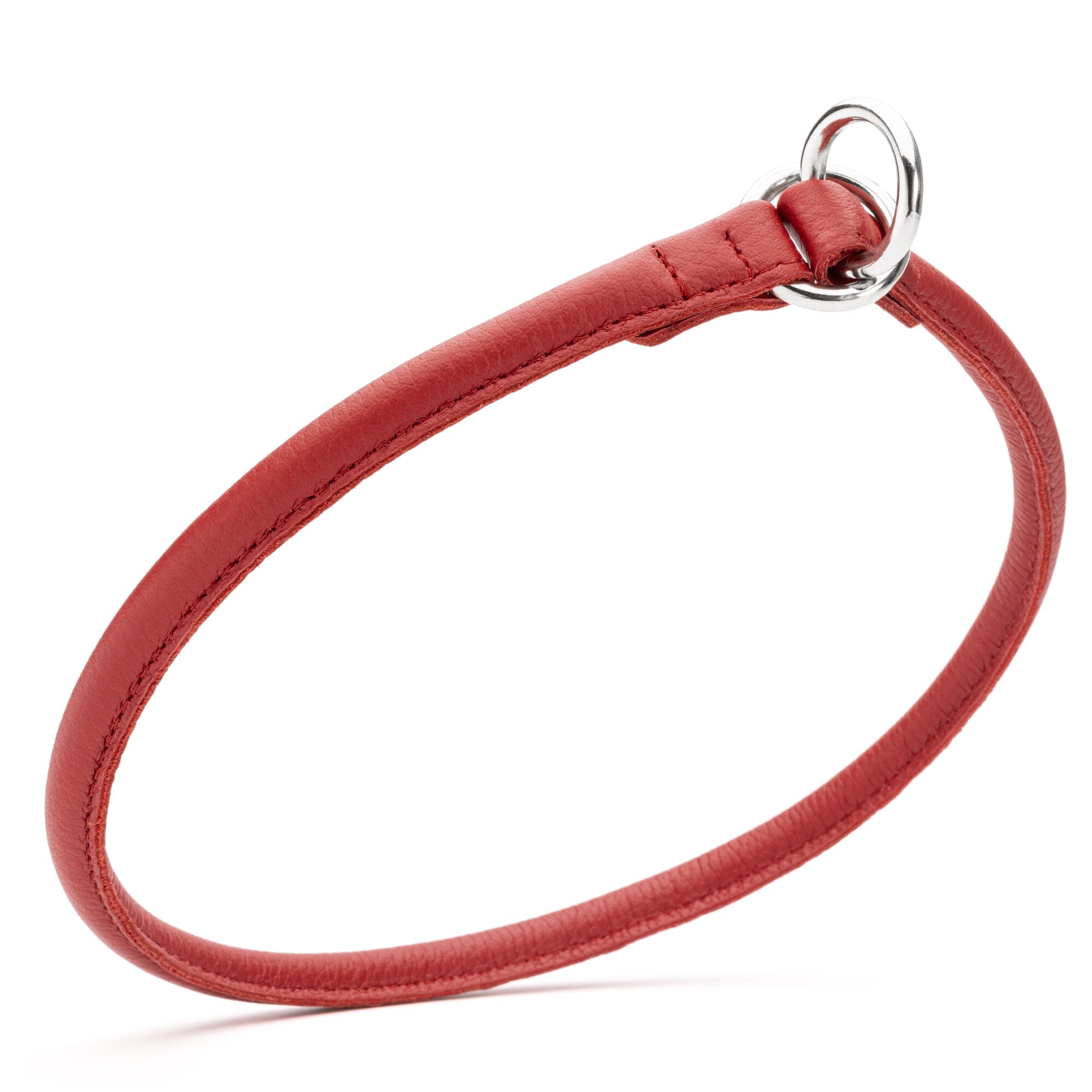 Soft Leather Round Slip Collar by Dogline