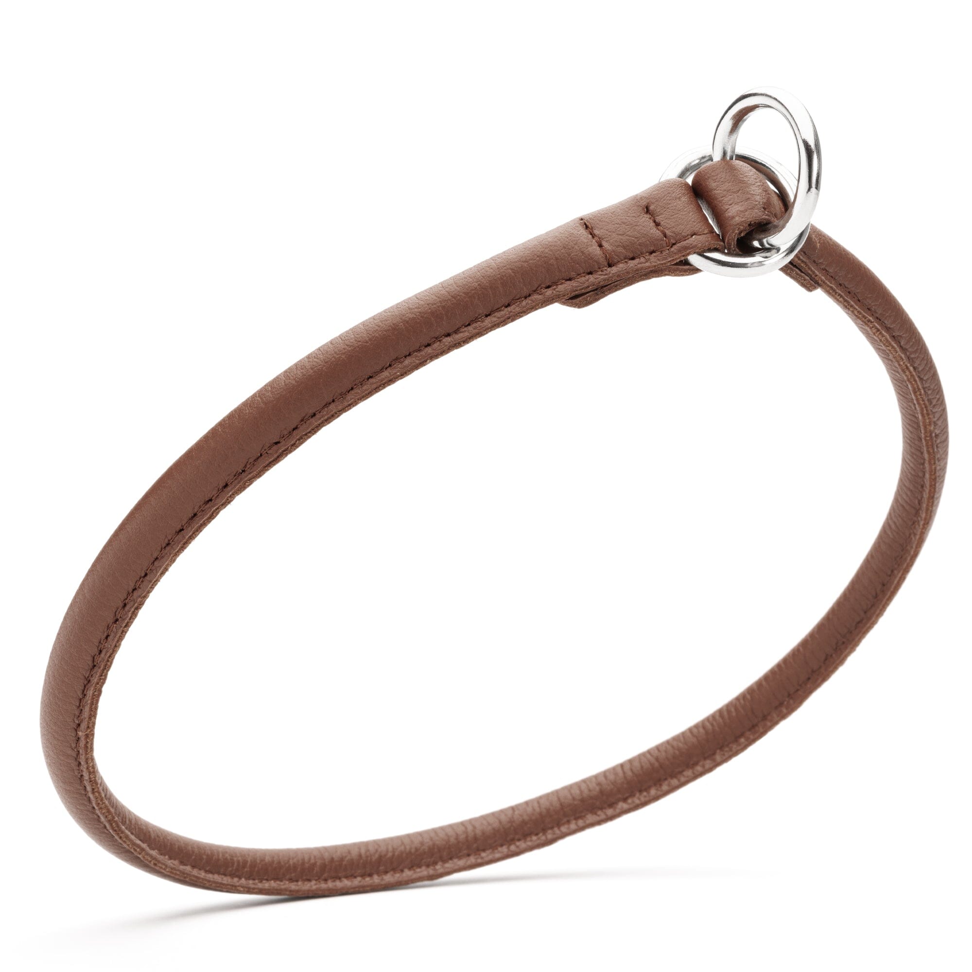 Soft Leather Round Slip Collar by Dogline
