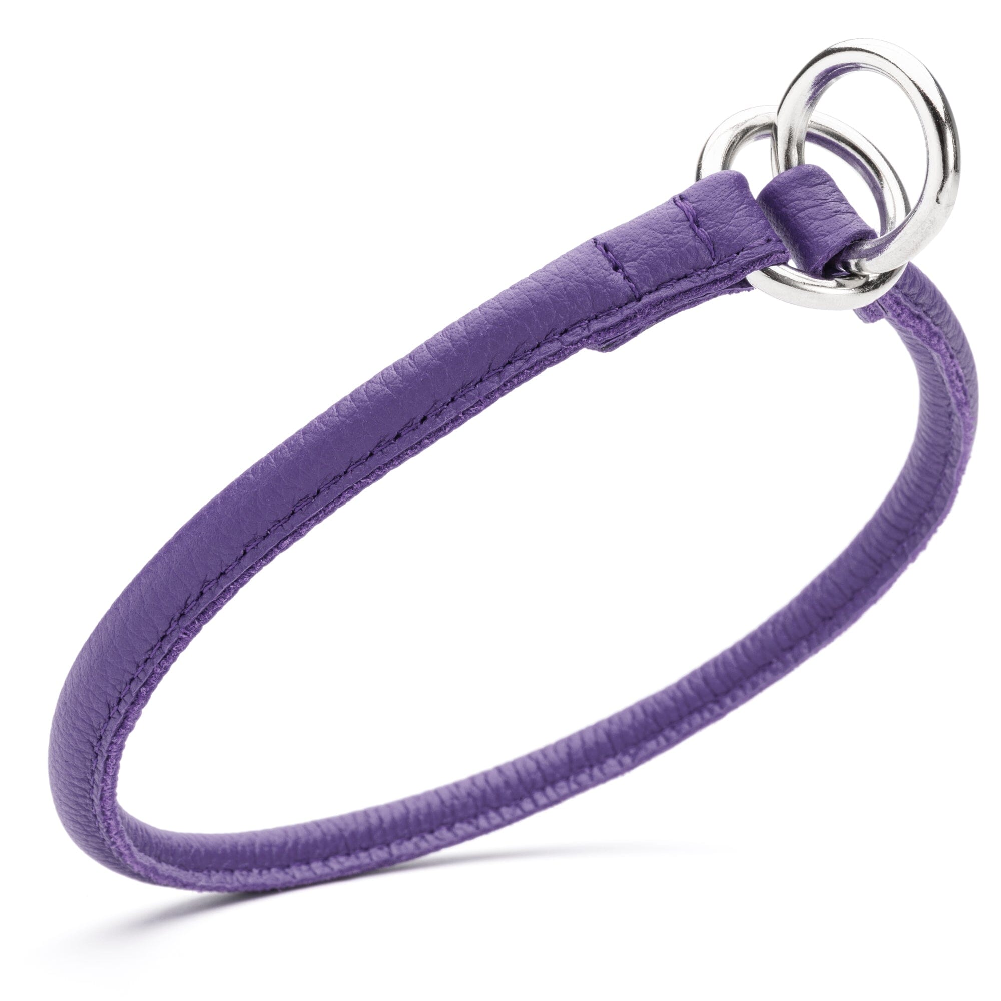 Soft Leather Round Slip Collar by Dogline