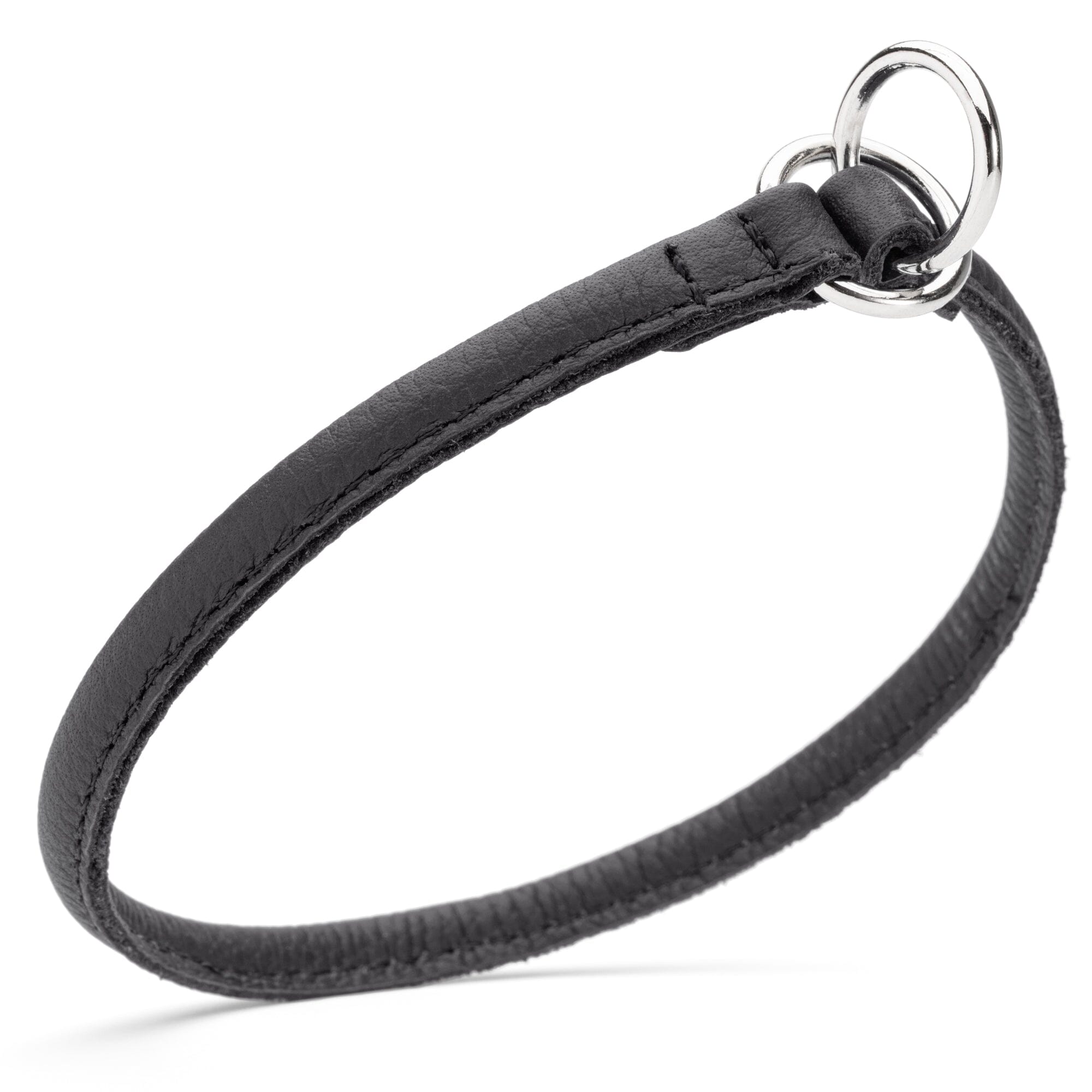 Soft Leather Round Slip Collar by Dogline