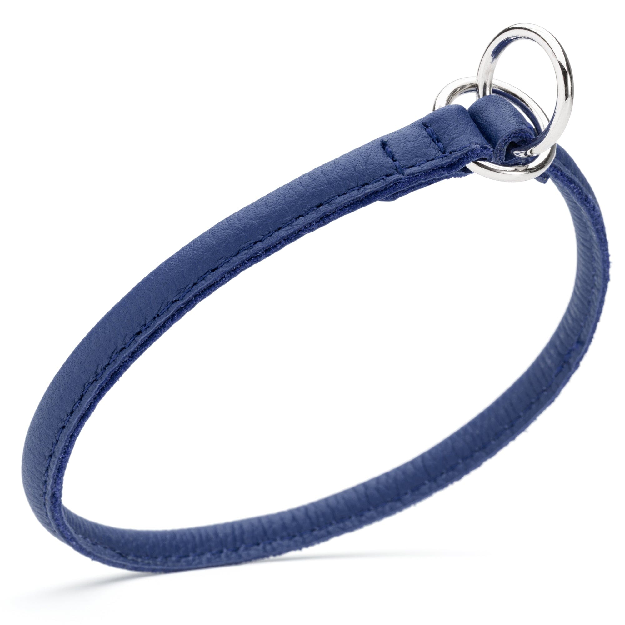 Soft Leather Round Slip Collar by Dogline