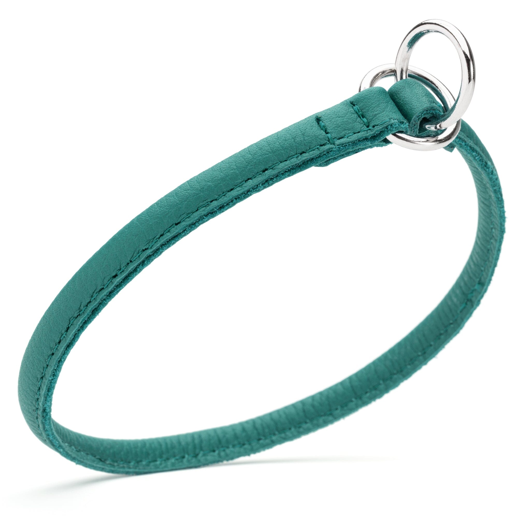 Soft Leather Round Slip Collar by Dogline