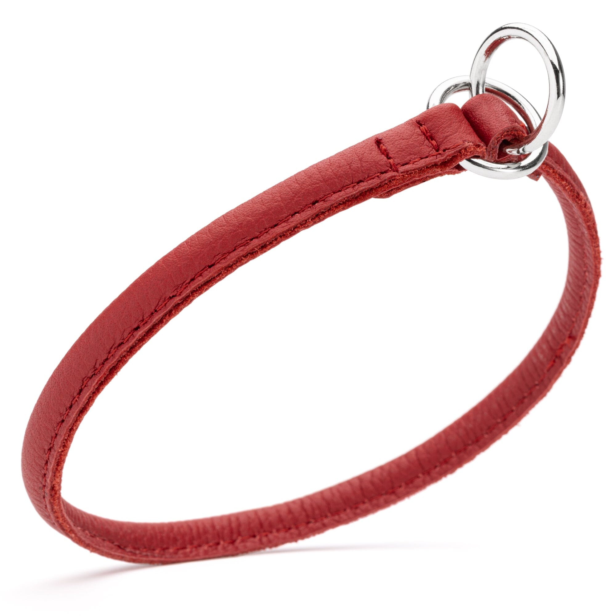 Soft Leather Round Slip Collar by Dogline