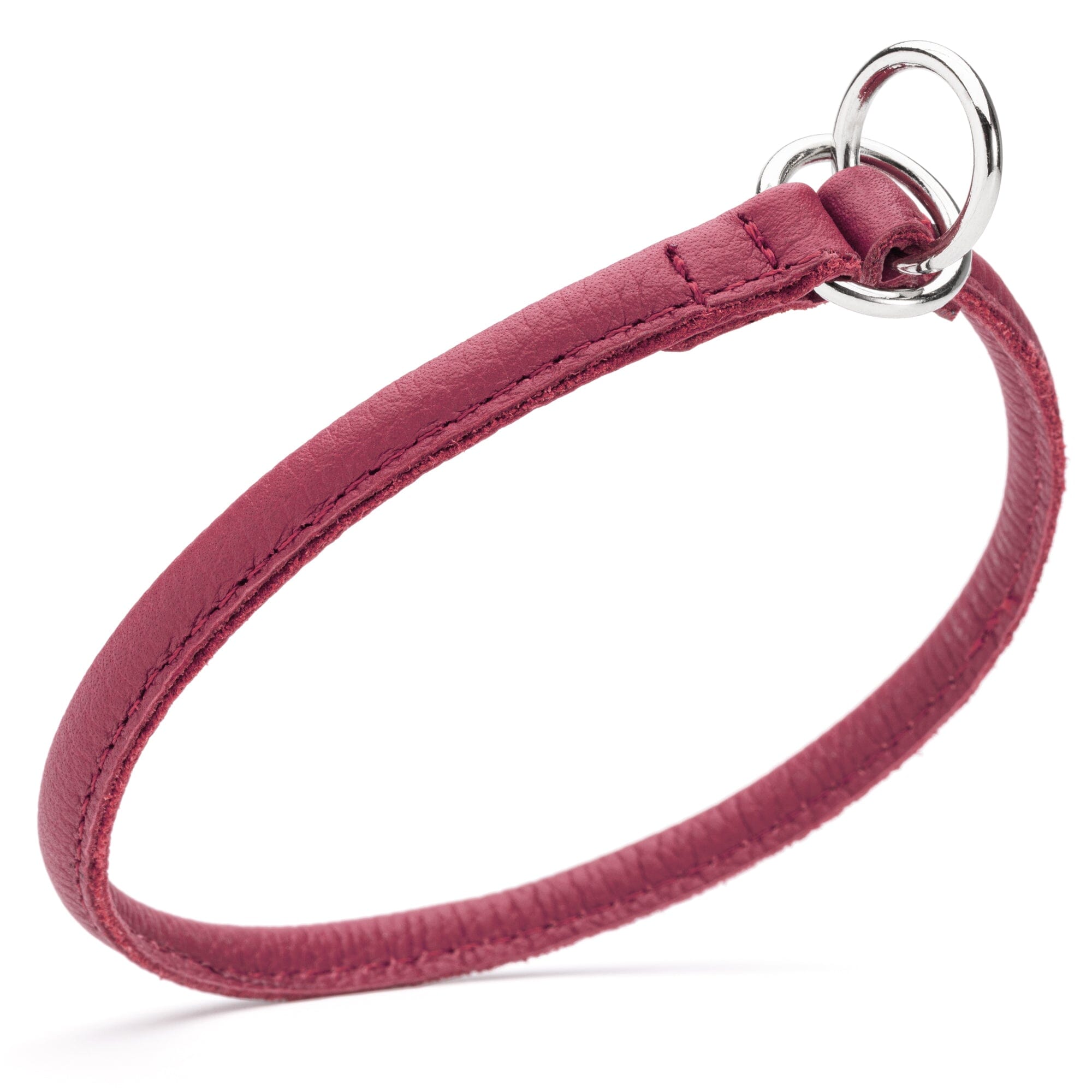 Soft Leather Round Slip Collar by Dogline