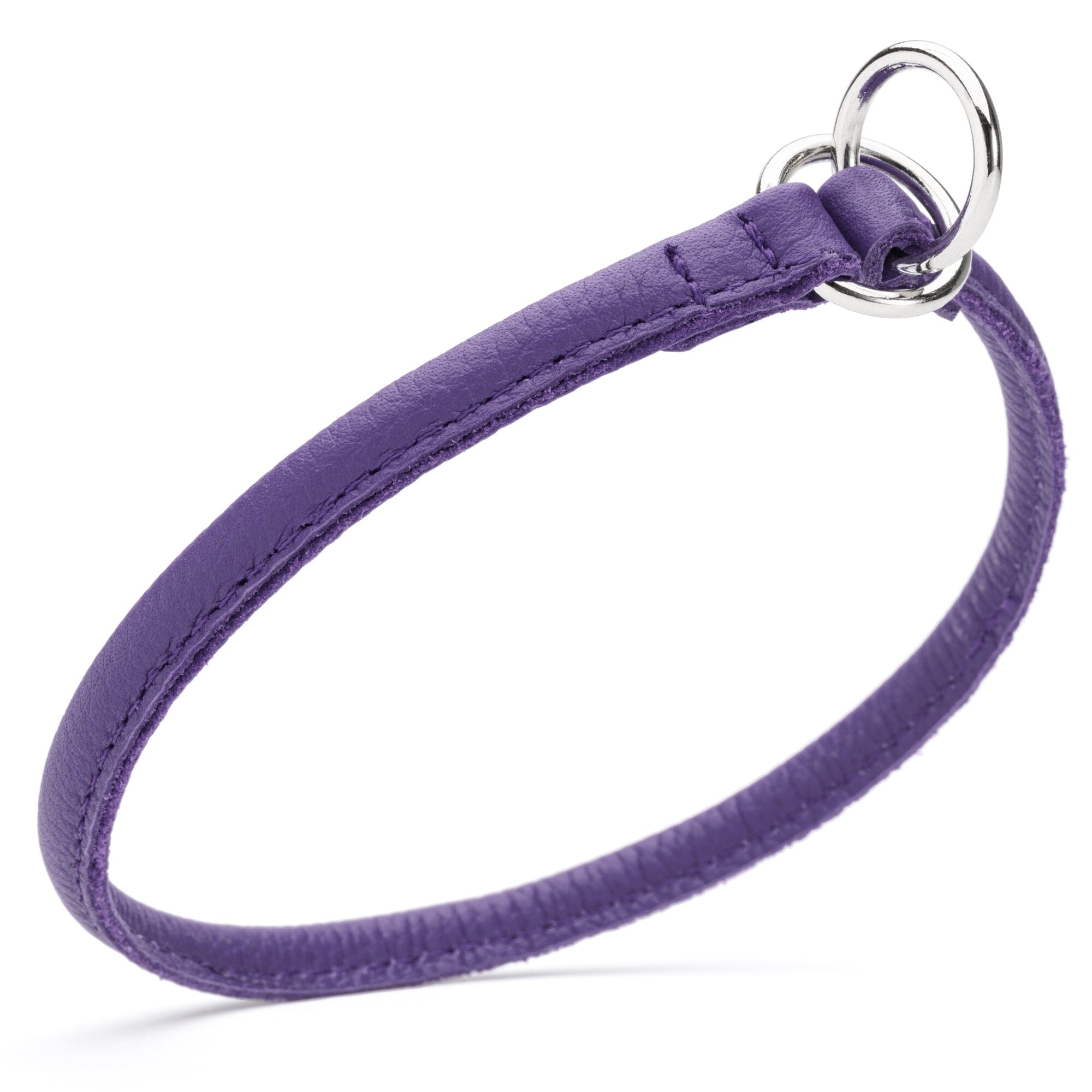 Soft Leather Round Slip Collar by Dogline