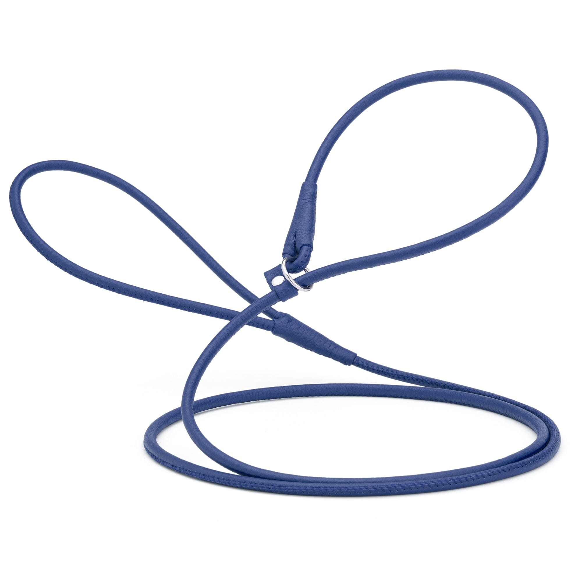 Soft Leather Round Slip Lead for Dogs by Dogline