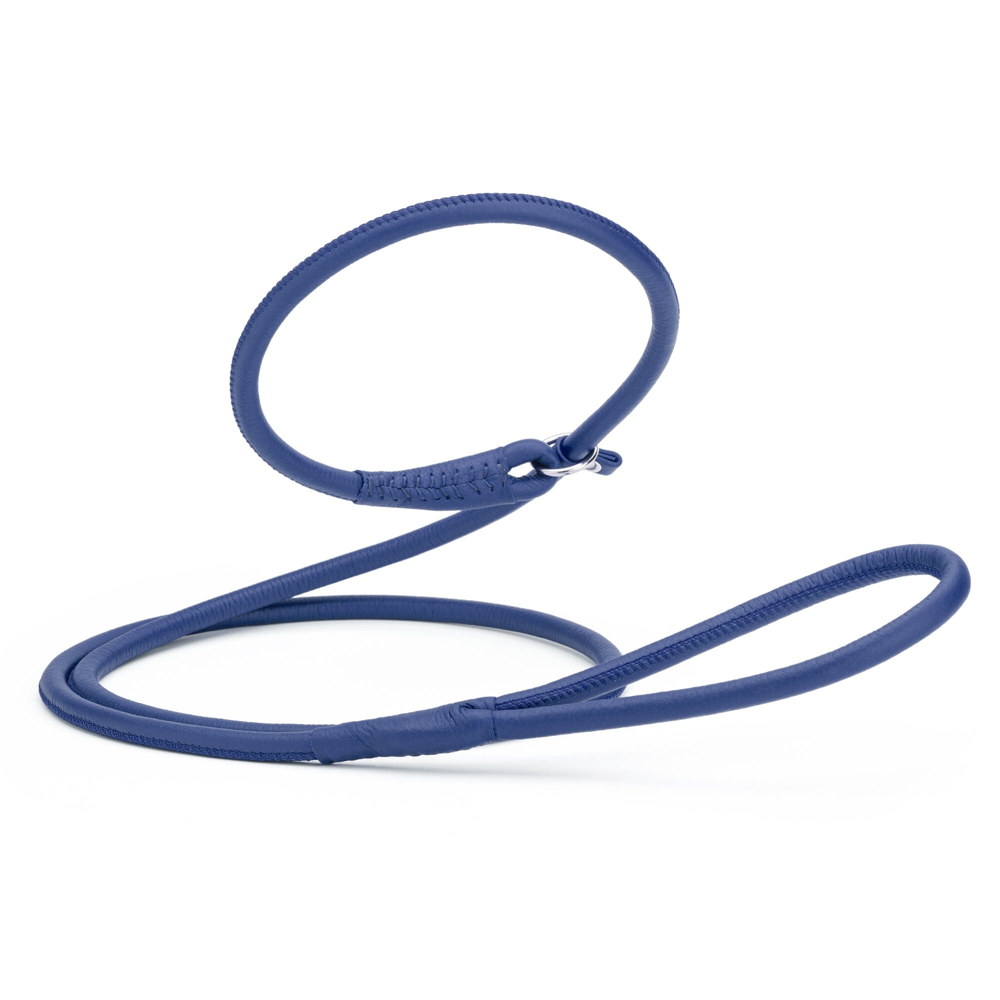 Soft Leather Round Slip Lead for Dogs by Dogline