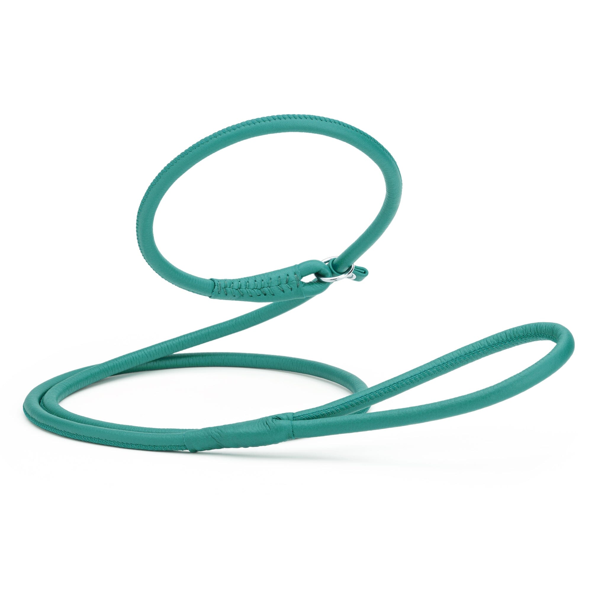 Soft Leather Round Slip Lead for Dogs by Dogline