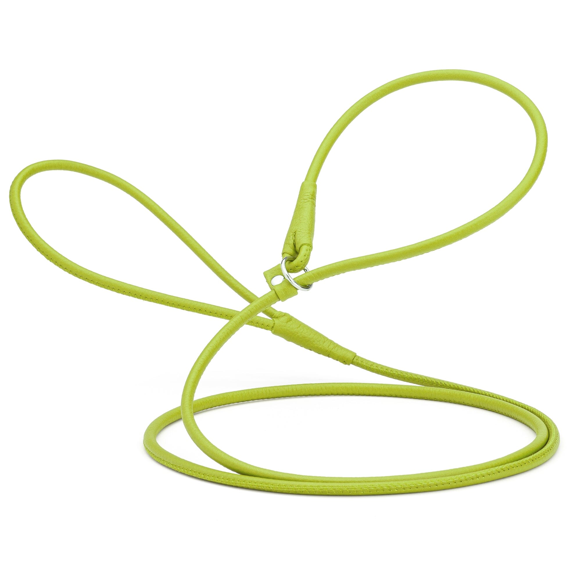 Soft Leather Round Slip Lead for Dogs by Dogline