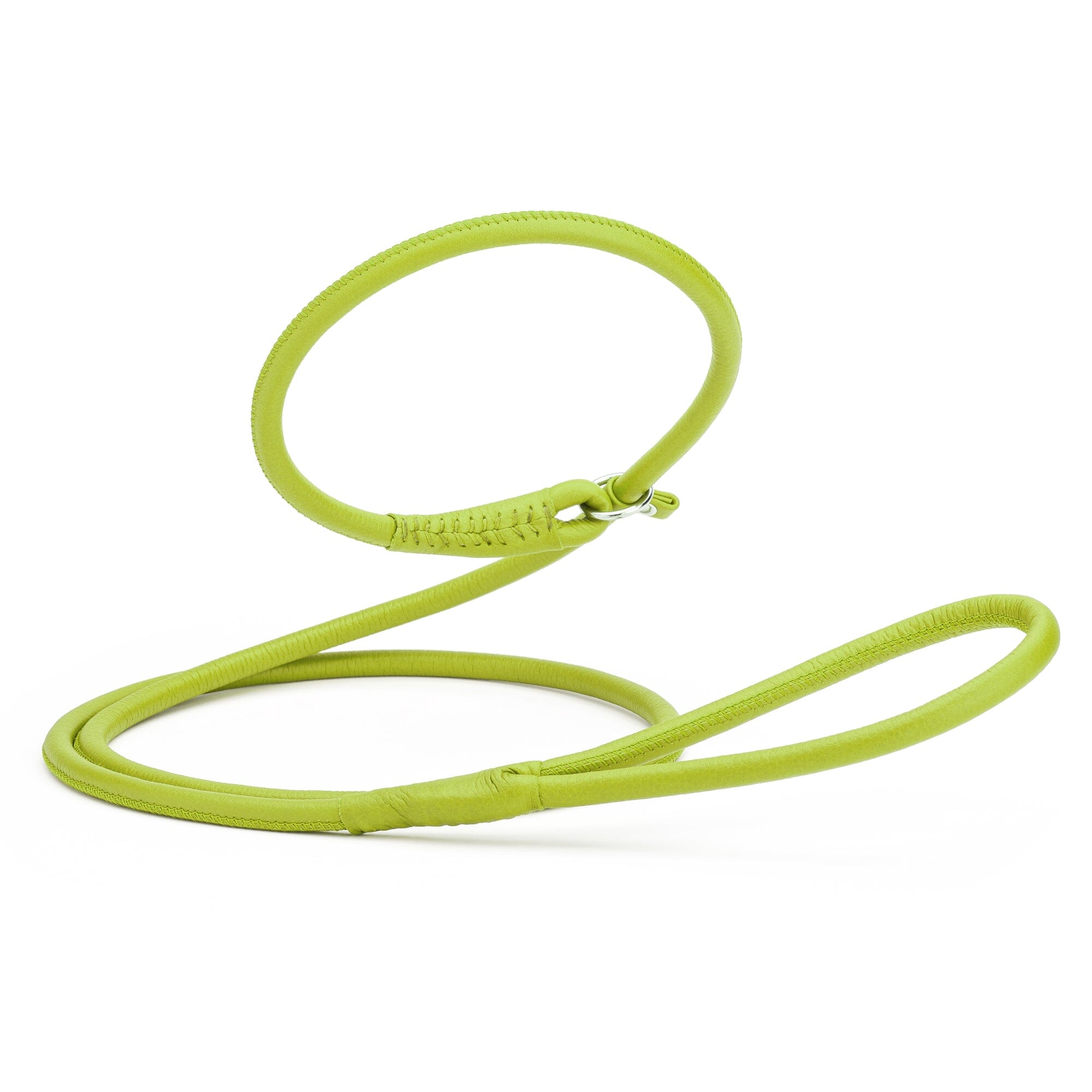 Soft Leather Round Slip Lead for Dogs by Dogline