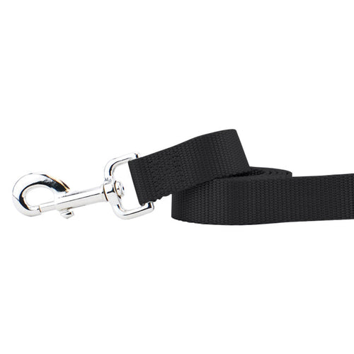 Black Nylon Dog Leash by 2 Hounds Design
