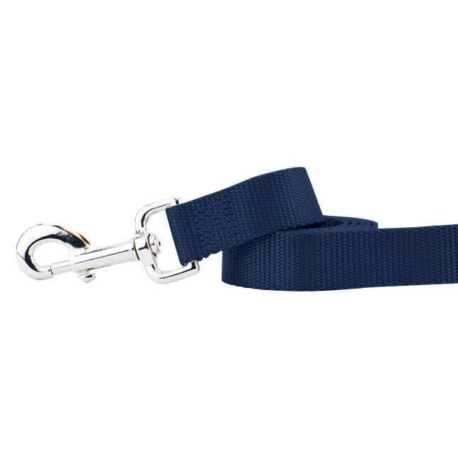 Navy Blue Nylon Dog Leash by 2 Hounds Design