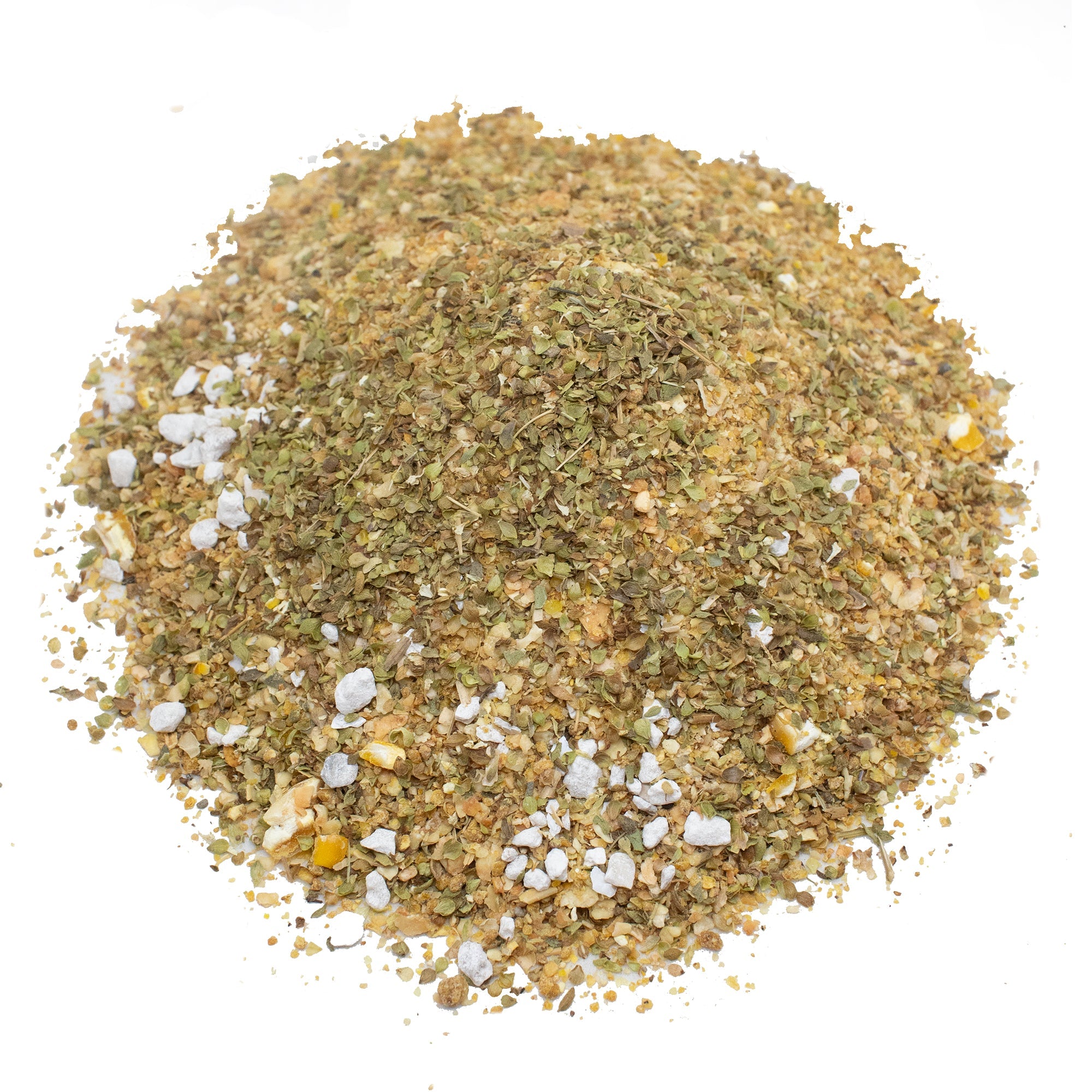 Herbal Layer Feed With Oregano & Garlic - [Oyster Shells Pre-mixed in] by Dahlia Pets