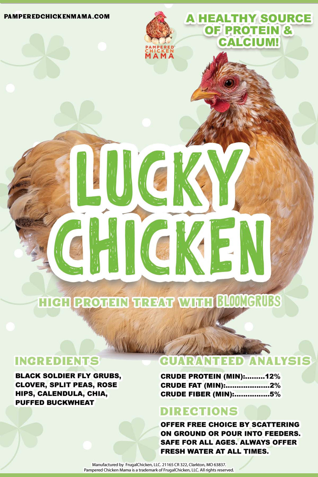 Lucky Chicken Textured Treat To Encourage Foraging by Dahlia Pets